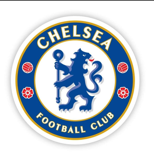 Chelsea Football Club Water bottle resistant! 3 in x 3