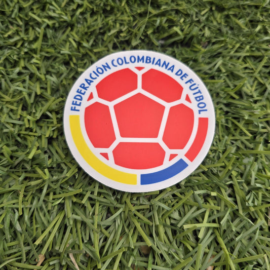 Colombia Football Club Water bottle resistant! 3 in x 3 in