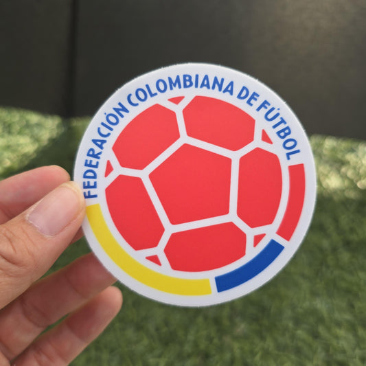 Colombia Football Club Water bottle resistant! 3 in x 3 in