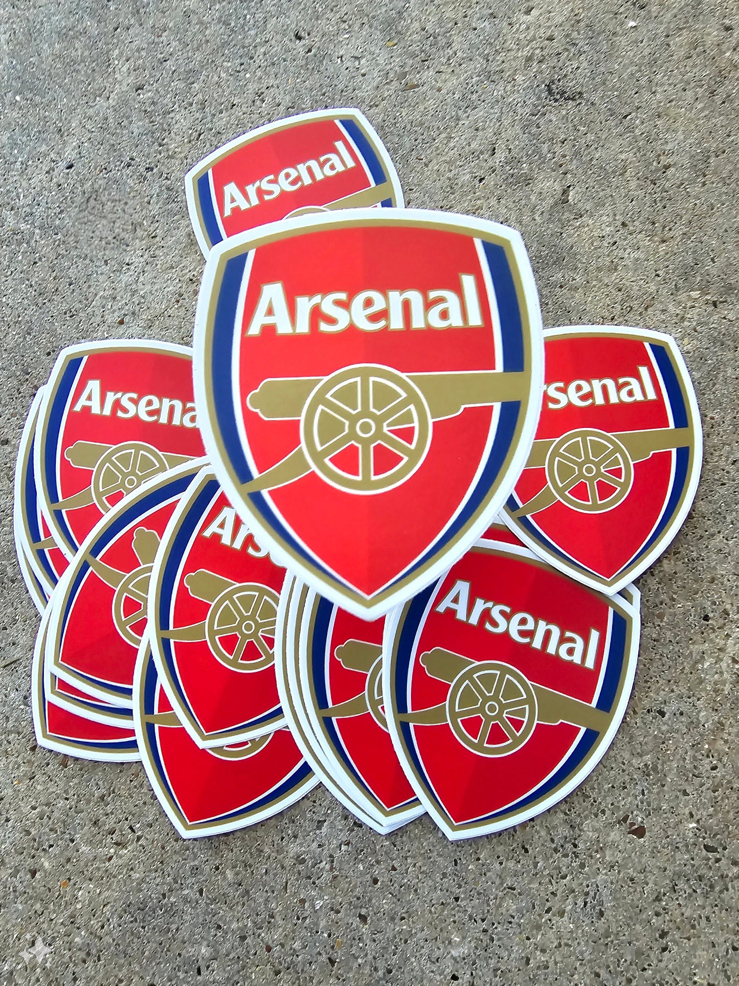 Arsenal Water bottle resistant!3.0" x 3.0" Die Cut Sticker Soccer Team/ Futbol