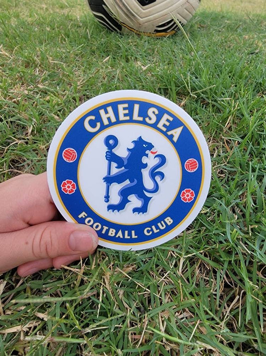 Chelsea Football Club Water bottle resistant! 3 in x 3