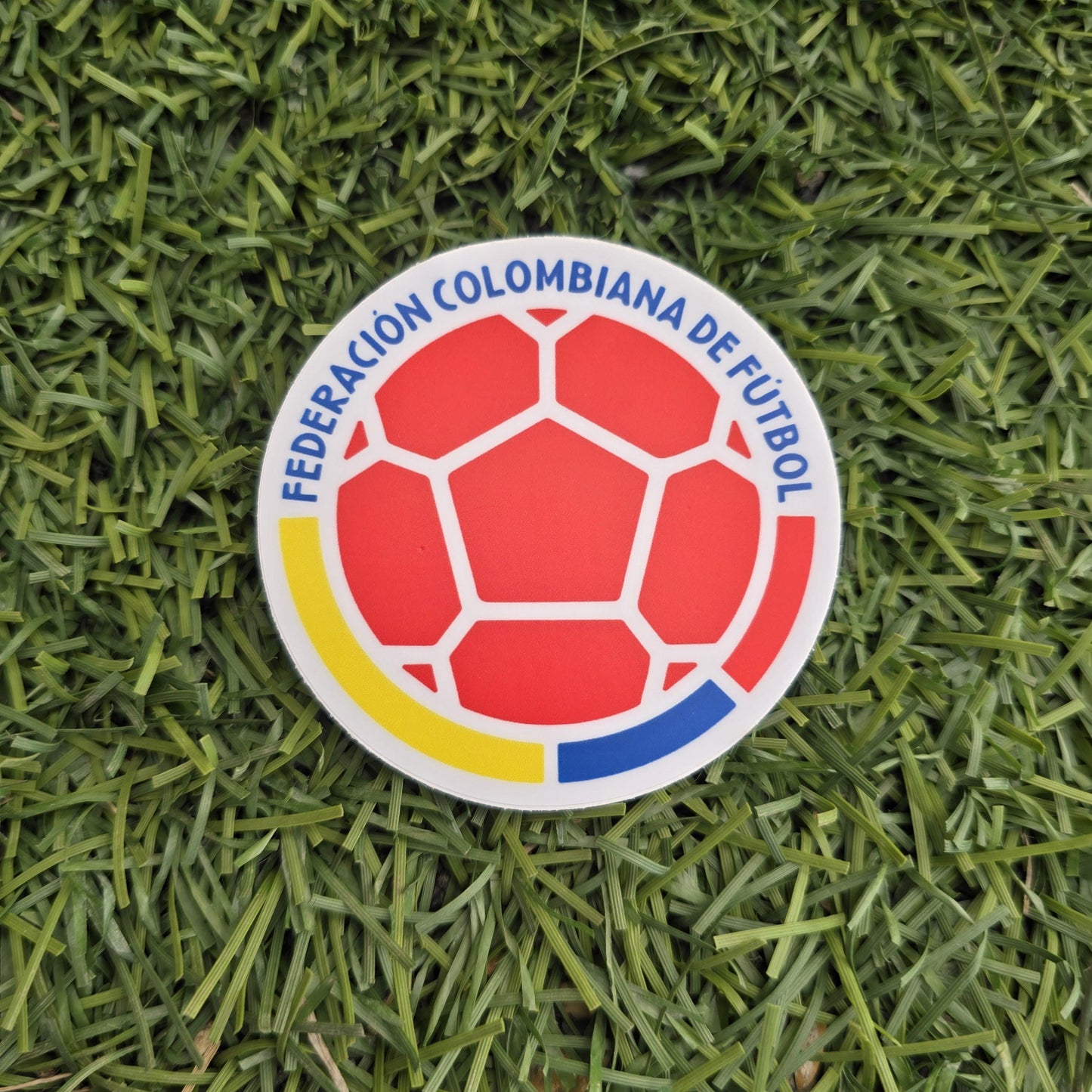 Colombia Football Club Water bottle resistant! 3 in x 3 in